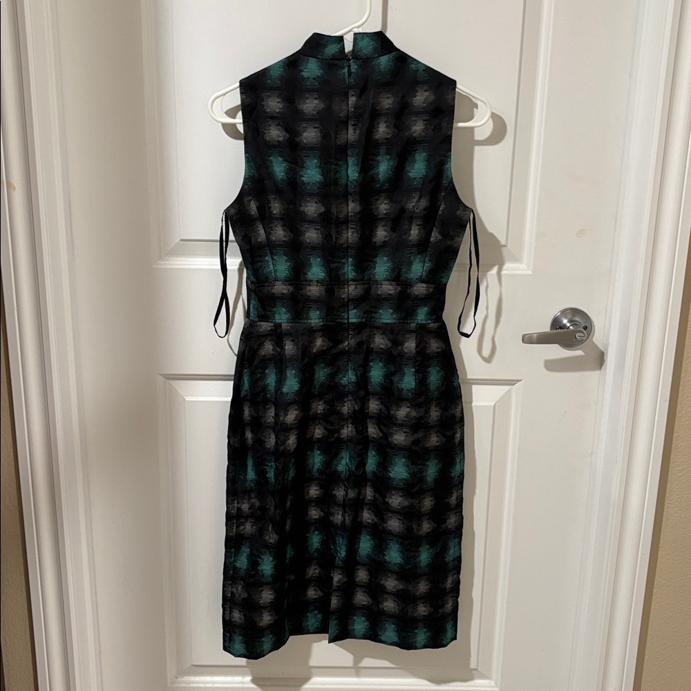 ANTONIO MELANI Black and Teal Backless Dress - Picture 3 of 3